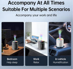 Mini USB Aroma Diffuser Humidifier — 180ml Essential Oil Mist Maker for Car, Home & Bedroom
