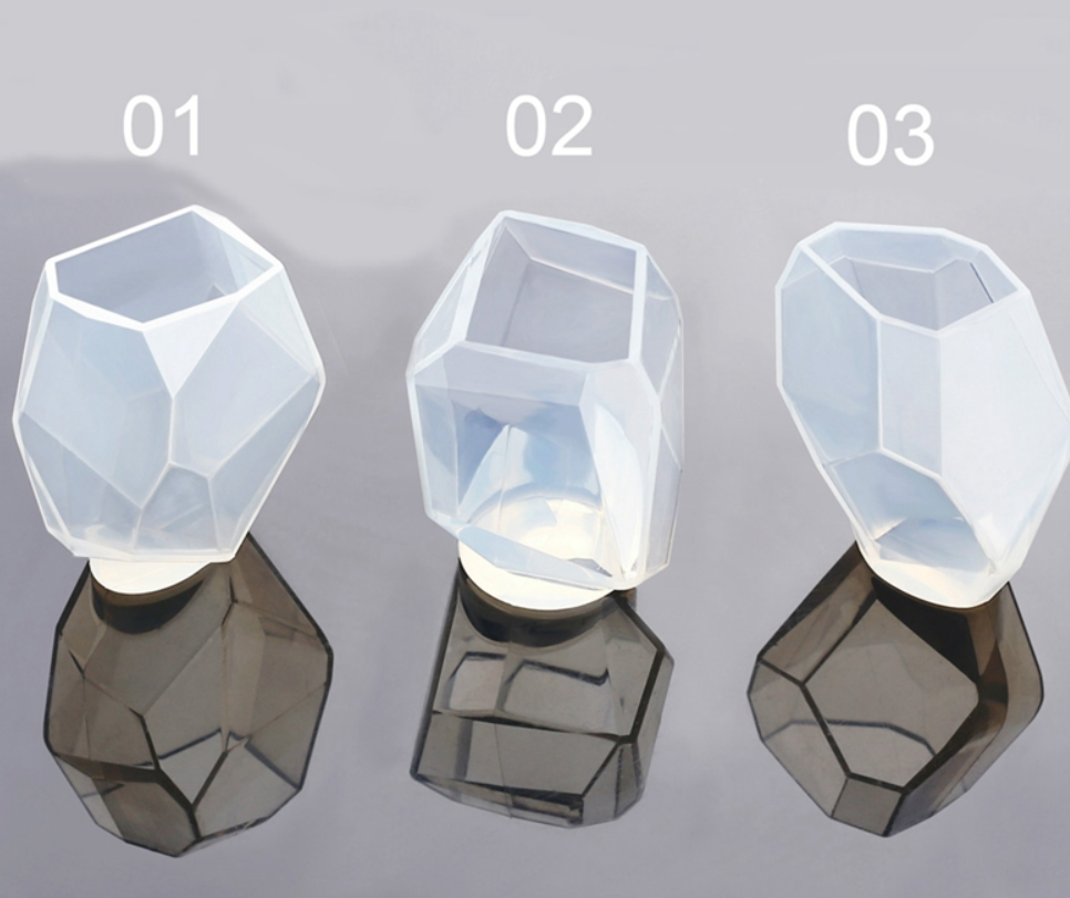 Transparent Silicone Resin Molds – DIY Pendant & Jewelry Casting Set (3 Shapes)