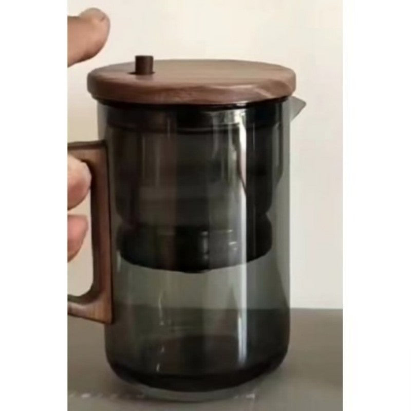 Lazy Man's Teapot – Flutter Cup Tea Infuser Glass Teapot