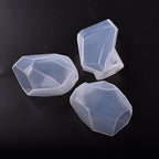 Transparent Silicone Resin Molds – DIY Pendant & Jewelry Casting Set (3 Shapes)