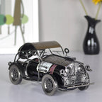 Vintage Car Iron Wine Rack – Antique Decorative Bottle Holder for Home & Bar Decor