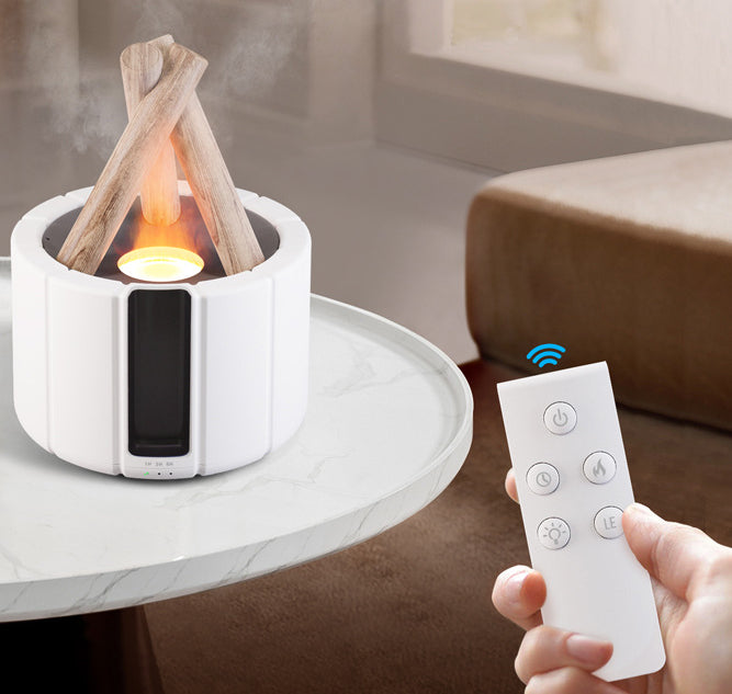 Cozy Bonfire Flame Diffuser — Aroma Essential Oil Humidifier for Bedroom & Living Room