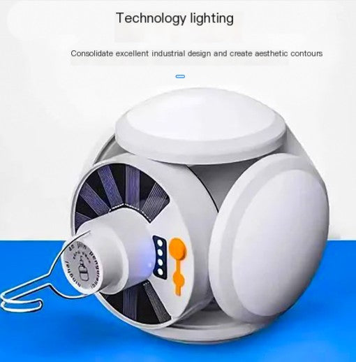 Solar Outdoor Lantern Emergency Lamp — 10W LED, 4 Brightness Levels, Portable Camping Light