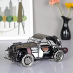 Vintage Car Iron Wine Rack – Antique Decorative Bottle Holder for Home & Bar Decor