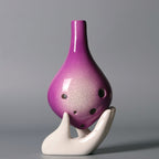 6-Hole Ceramic Ocarina – Glazed Soprano Wind Instrument for Beginners