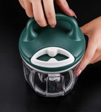 Mini Pull-String Vegetable Chopper – Manual Hand-Pull Multi-Function Food Cutter