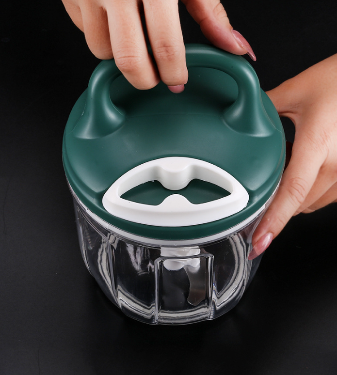 Mini Pull-String Vegetable Chopper – Manual Hand-Pull Multi-Function Food Cutter