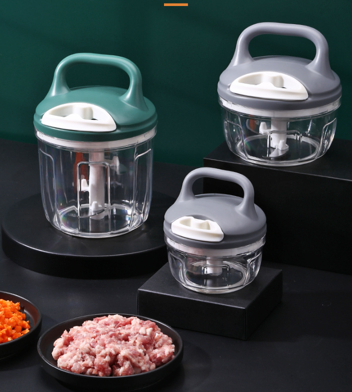 Mini Pull-String Vegetable Chopper – Manual Hand-Pull Multi-Function Food Cutter