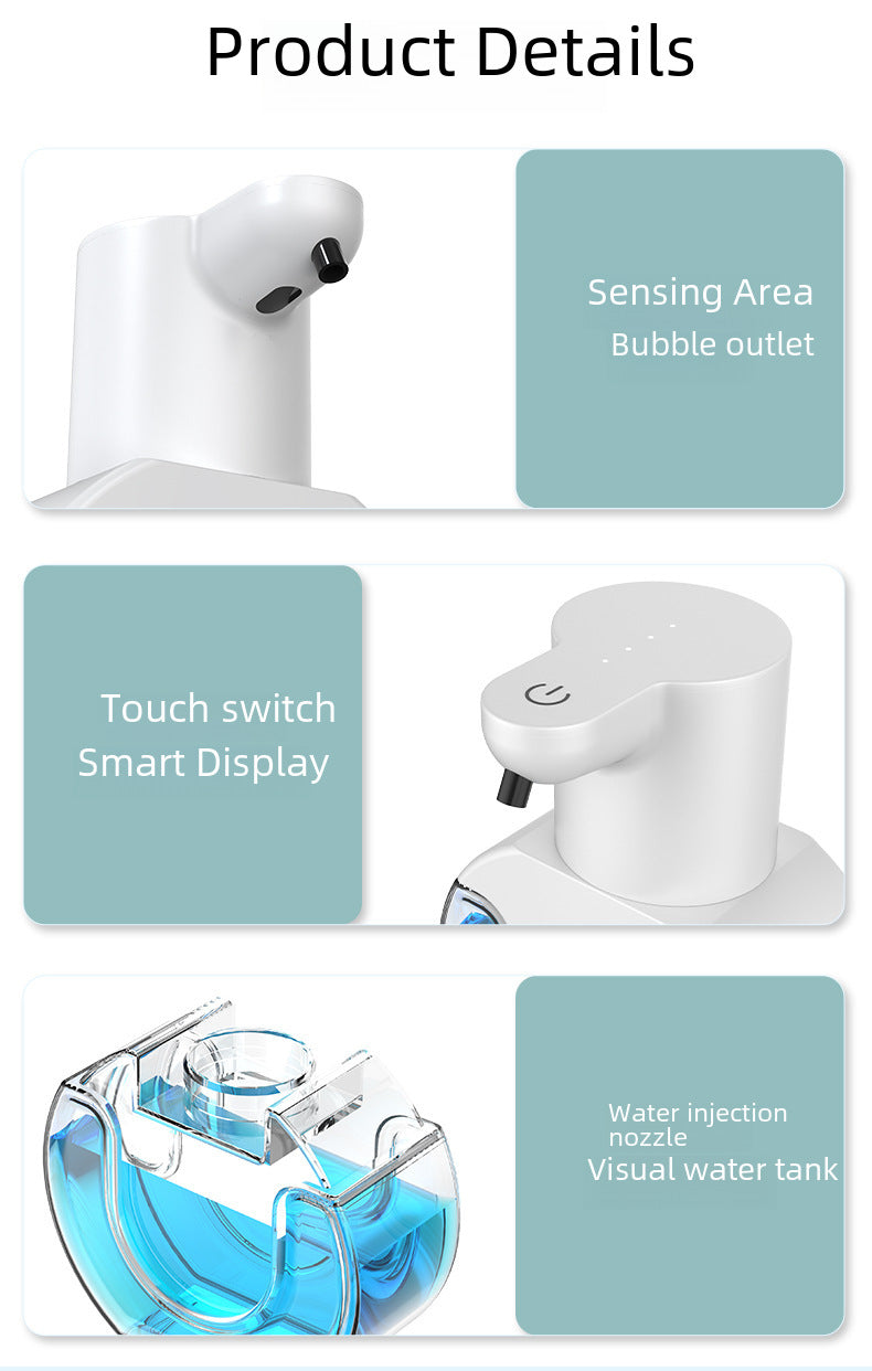 Automatic Soap Dispenser – Smart Touchless Foam Dispenser, Wall-Mounted