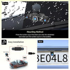 360° 4-Channel Dash Cam 2K+1080P – WiFi, GPS, Night Vision & 24/7 Parking Mode with 64GB