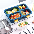 Microwaveable Sealed Lunch Box – Multi-Compartment Meal Container for Students & Adults