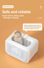 Double-bottle milk warmer Multifunctional double-bottle milk warmer Automatic milk warmer Thawing Heating breast milk warmer
