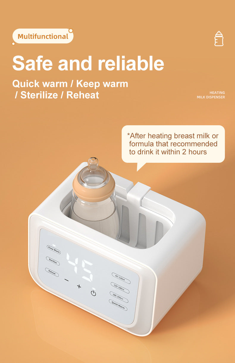 Double-bottle milk warmer Multifunctional double-bottle milk warmer Automatic milk warmer Thawing Heating breast milk warmer
