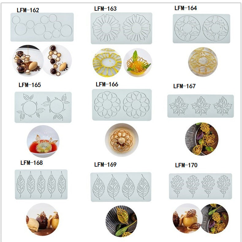 Silicone Cake Lace Mold – Decorative Edge Baking Mat (6 Designs)