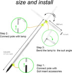 USB LED Plant Grow Light — Telescopic Stake Lamp with Timer for Indoor Seedlings & Potted Plants