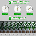 USB LED Plant Grow Light — Telescopic Stake Lamp with Timer for Indoor Seedlings & Potted Plants