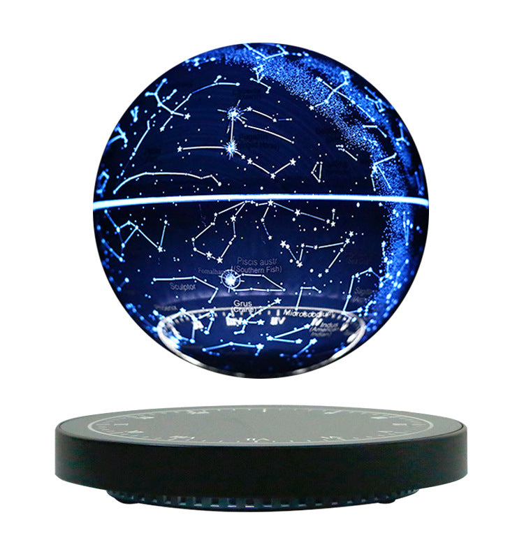 Rotating Levitating Constellation Lamp — Magnetic Floating Moon Globe, Bedroom & Living Room Decor
