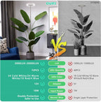 USB LED Plant Grow Light — Telescopic Stake Lamp with Timer for Indoor Seedlings & Potted Plants