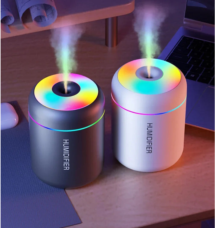 Mini USB Aroma Diffuser Humidifier — 180ml Essential Oil Mist Maker for Car, Home & Bedroom