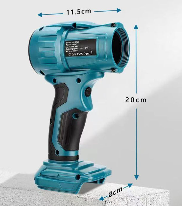 Mini brushless fan hair dryer