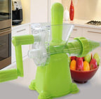 Multifunction Manual Hand Juicer – Fresh Apple, Orange & Wheatgrass Juice Extractor