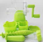 Multifunction Manual Hand Juicer – Fresh Apple, Orange & Wheatgrass Juice Extractor