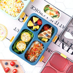 Microwaveable Sealed Lunch Box – Multi-Compartment Meal Container for Students & Adults