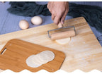 Wooden Rolling Pin – Lotus Wood Dough Roller for Pizza, Dumplings & Baking