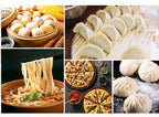 Wooden Rolling Pin – Lotus Wood Dough Roller for Pizza, Dumplings & Baking