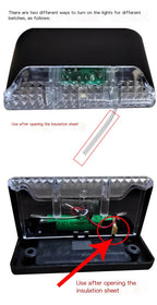 Waterproof LED Solar Stair Lights — IP65, 600mAh, Outdoor Step & Railing Lamp