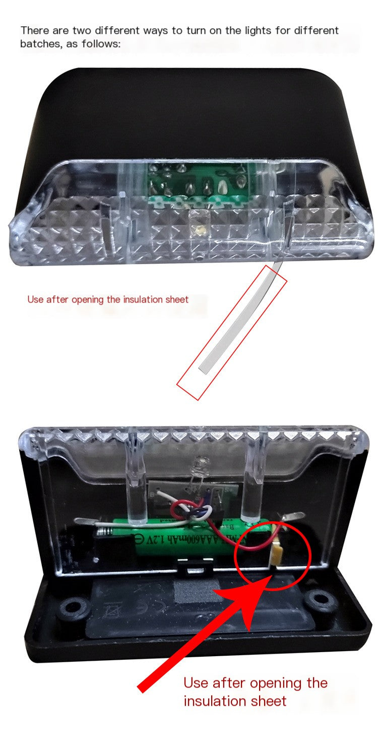 Waterproof LED Solar Stair Lights — IP65, 600mAh, Outdoor Step & Railing Lamp