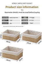 Desktop Organizer Storage Basket – Multi-Purpose Desk Organization Box for Home & Office