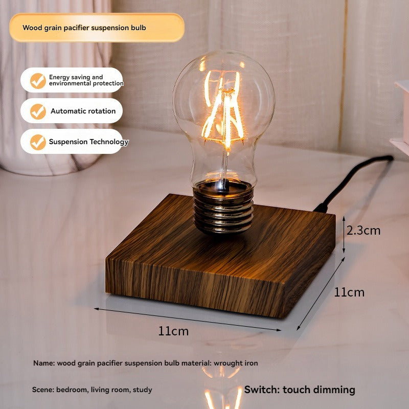 Magnetic Levitating Bulb Lamp – Floating LED Desk Light for Home & Office Decor