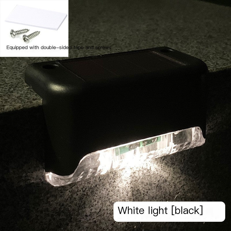 Waterproof LED Solar Stair Lights — IP65, 600mAh, Outdoor Step & Railing Lamp