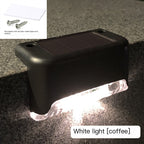 Waterproof LED Solar Stair Lights — IP65, 600mAh, Outdoor Step & Railing Lamp