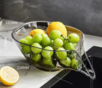 Multifunctional Rice Washing Drain Basket – Kitchen Colander Sieve with Handles