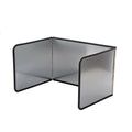 Foldable 3-Sided Kitchen Splash Guard – Aluminum Stove Oil Splatter Protector