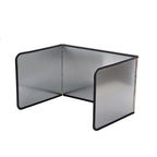Foldable 3-Sided Kitchen Splash Guard – Aluminum Stove Oil Splatter Protector