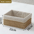Desktop Organizer Storage Basket – Multi-Purpose Desk Organization Box for Home & Office