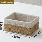 Desktop Organizer Storage Basket – Multi-Purpose Desk Organization Box for Home & Office