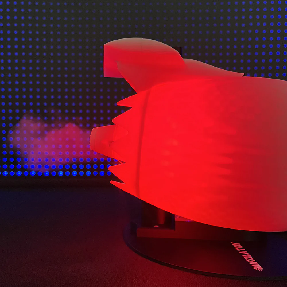 Aircraft Turbine Engine USB Desk Fan with LED Tail Flame – Adjustable Speed Desktop Fan